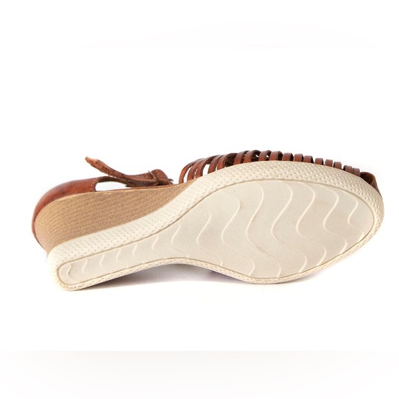 MAYA HUARACHES HANDMADE WEDGE SANDALS - Picture 4 of 7